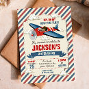 Search for aeroplane invitations For kids