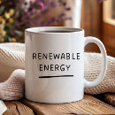 Search for renewable energy mugs Save the planet