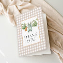 Search for gingham thank you cards Mother to be