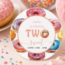 Search for pink doughnut stickers 2nd birthday