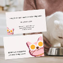 Search for house sitter business cards Small pets