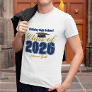 Search for gold graduation tshirts High school