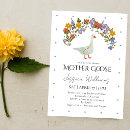 Search for mother goose invitations Watercolor