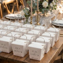Search for bride and groom favour boxes Names