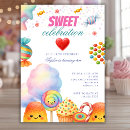 Search for candyland party invitations Watercolor