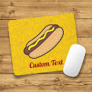 Search for hotdog mouse mats Mustard