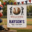Search for baseball birthday banners Sports birthday party