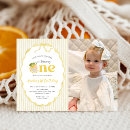 Search for lemon 1st birthday invitations Summer first birthday