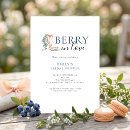 Search for blueberry bridal shower invitations Berry sweet