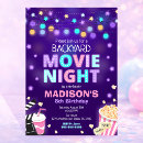 Search for backyard movie night invitations Film