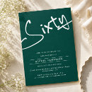 Search for chic 60th birthday invitations Sixty birthday celebration