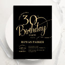 Search for dinner 30th birthday invitations Elegant