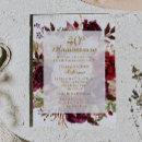 Search for 40th anniversary invitations Floral