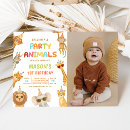 Search for calling all party animals invitations Giraffe