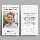 Search for in loving memory photo cards Elegant