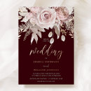 Search for rose gold and burgundy invitations Blush