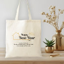 Search for happy new year tote bags Minimalist