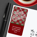 Search for red and green return address labels Typography