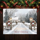 Search for snow sled postcards Merry christmas