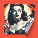 Search for vintage vampire stickers Bat