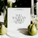 Search for modern bridesmaid cards Simple