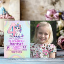 Search for rainbow colors birthday invitations For her