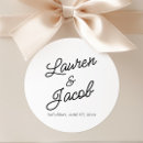 Search for retro wedding stickers Black and white