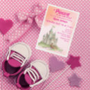 Search for princess is on her way invitations Pink