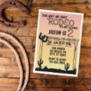Search for my first rodeo invitations 2nd