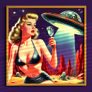 Search for vintage ufo art Spaceship