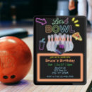 Search for bowling pins invitations Neon