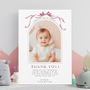 Search for pink bow thank you cards Minimalist