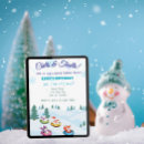 Search for snow birthday invitations Tubing