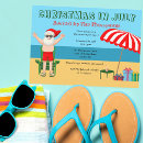 Search for beach christmas invitations Tropical