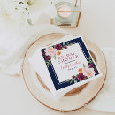Search for blue and burgundy napkins Fall