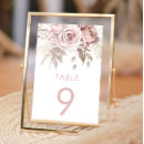 Search for floral wedding table cards Number