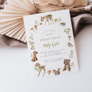 Search for woodland creatures baby shower invitations Gender neutral