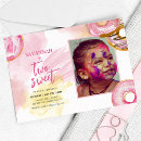 Search for 2nd two sweet birthday invitations Watercolor