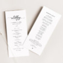 Search for church wedding programmes Classic