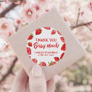 Search for strawberry round stickers berry first birthday