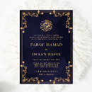 Search for navy blue border wedding invitations Nikah