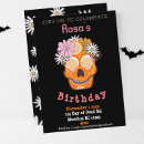 Search for sugar skulls birthday invitations Dia de los muertos