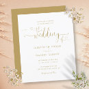 Search for gold heart wedding invitations Minimalist