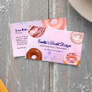 Search for donut shop business cards Baked goods