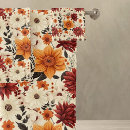 Search for fall color bath towels Floral