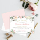 Search for pink gold floral baby shower invitations Boho