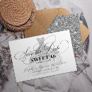 Search for sweet 16 save the date postcards Sparkle