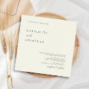 Search for elegant ivory wedding invitations Modern