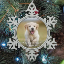 Search for pewter photo christmas tree decorations Dog