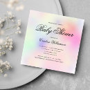 Search for pastel rainbow baby shower invitations Blush